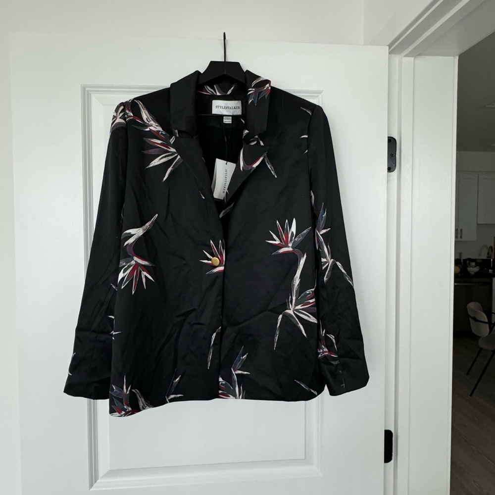 Stylestalker Black Floral Blazer